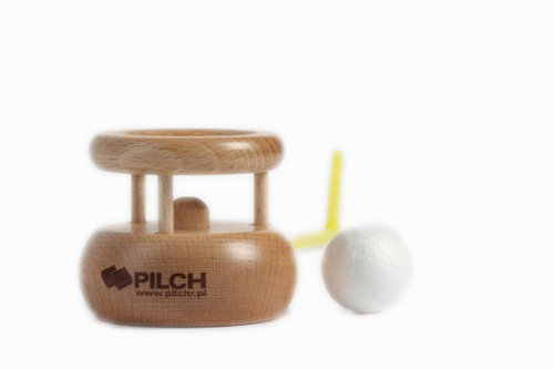 Pilch, Dmuchajka naturalna, zabawka drewniana Pilch