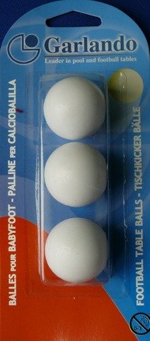 Piłeczka Garlando white - blister 3 szt. Garlando