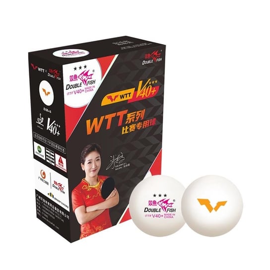 Piłeczki do tenisa stołowego Double Fish (op. 6 szt) klasa - WTT V40+ *** Inna marka