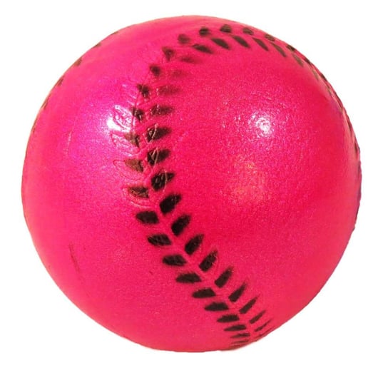 Piłka baseball Happet Z783 90mm różowa brokat Happet