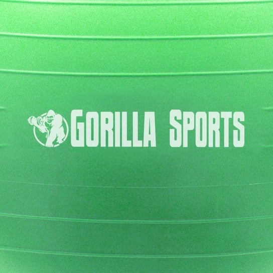 Piłka do ćwiczeń matowa zielona 55cm Gorilla Sports