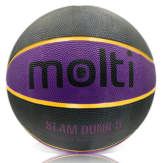 Piłka do koszykówki MOLTI PK001 fiolet-czarna r.5 Molti
