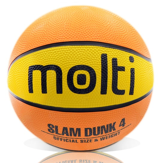 Piłka do koszykówki MOLTI PK001 pomarań-żółta r.5 Molti