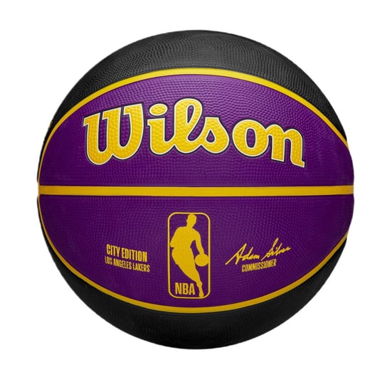 Piłka do koszykówki Wilson 2023-2024 NBA Los Angeles Lakers Team City Edition Icon Basketball - WZ4024214-7 Wilson