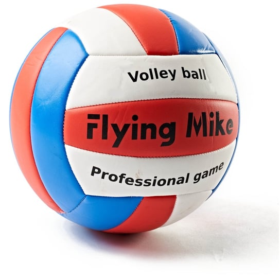 Piłka do siatkówki niebiesko-czerwona Flying Mike® Captain Mike