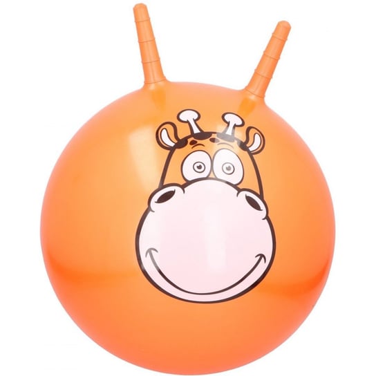 Piłka do skakania z rogami 45cm - pomarańczowa Eddy Toys