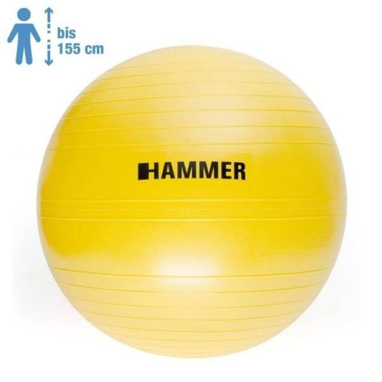 Piłka gimnastyczna Antiburst 55 cm - Hammer Hammer