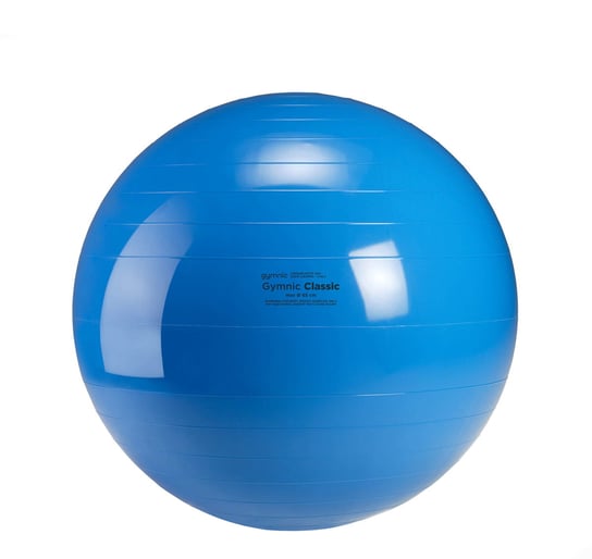 Piłka gimnastyczna klasyczna 65 cm, fitness, rehabilitacyjna, do ćwiczeń Gymnic Gymnic
