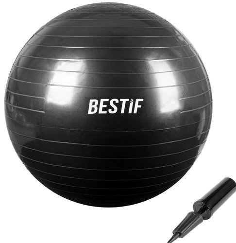 Piłka gimnastyczna rehabilitacyjna do ćwiczeń fitness 65cm pompka BPG01 Bestif Bestif