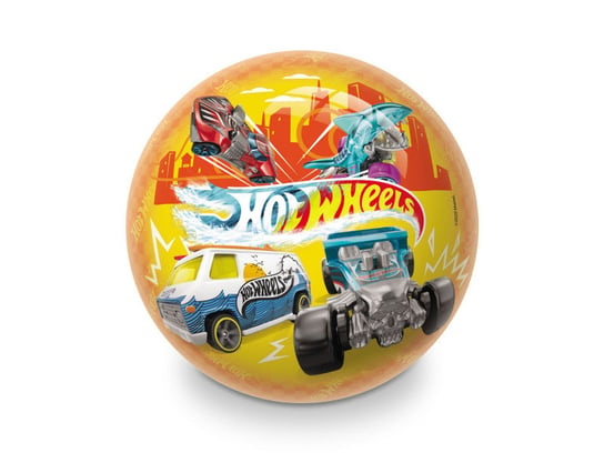 Piłka gumowa 23 cm - Hot Wheels Bio Ball Mondo