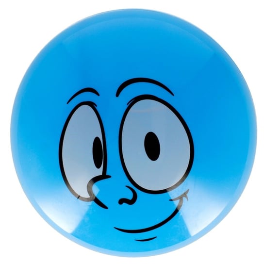 Piłka gumowa niebieska Buźka 23cm Artyk Artyk