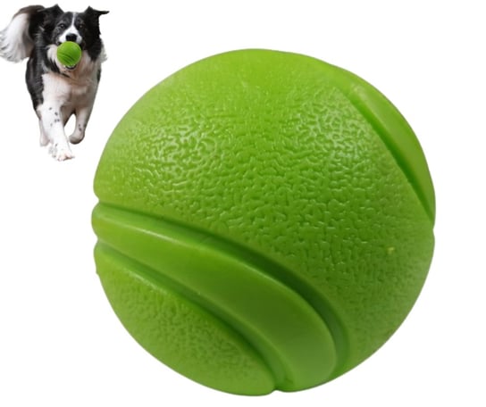Piłka gumowa średniotwarda plastyczna dla psa 6cm Brexitaw