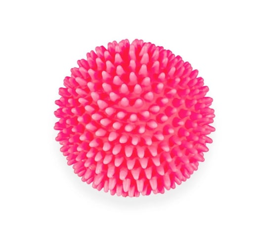 Piłka jeżowa piszcząca 7 cm różowa NobleDOG