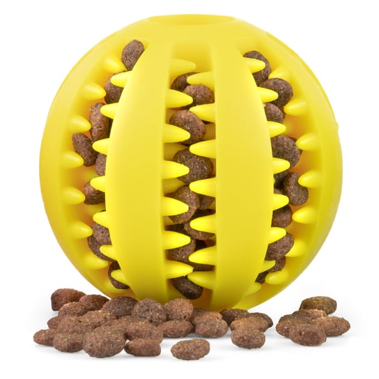 Piłka na Przysmaki dla Psa 7 cm, Zabawka Dentystyczna, Slowfeeder Ragi