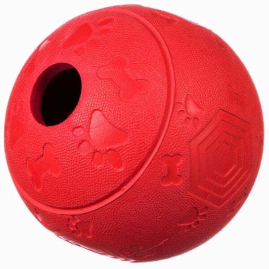 Piłka na przysmaki dla psa BARRY KING, czerwona, 11 cm Barry King