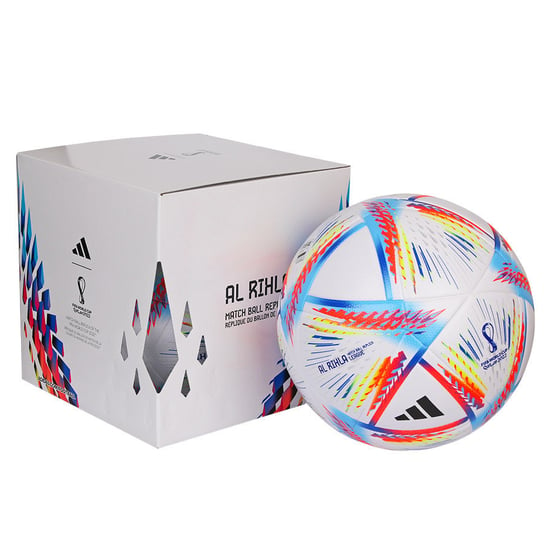 Piłka nożna Adidas Rihla League Box biała , H57782 Adidas