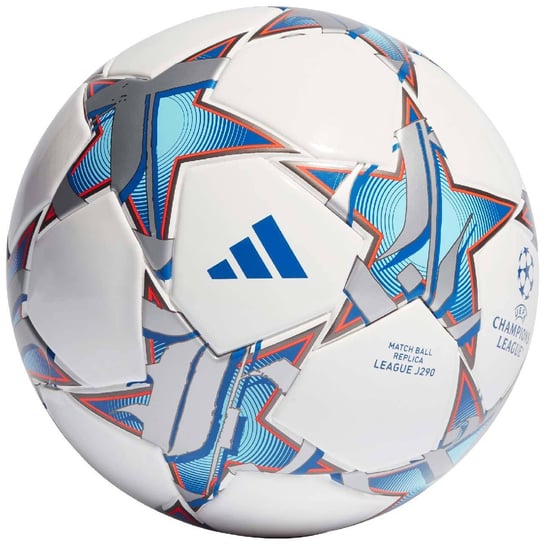 Piłka nożna adidas UCL Junior 290 League 23/24 Group Stage Kids biało-niebieska IA0946-4 Adidas