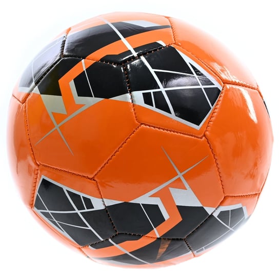 Piłka Nożna Dla Dzieci Pomarańczowa Skórzana Midex