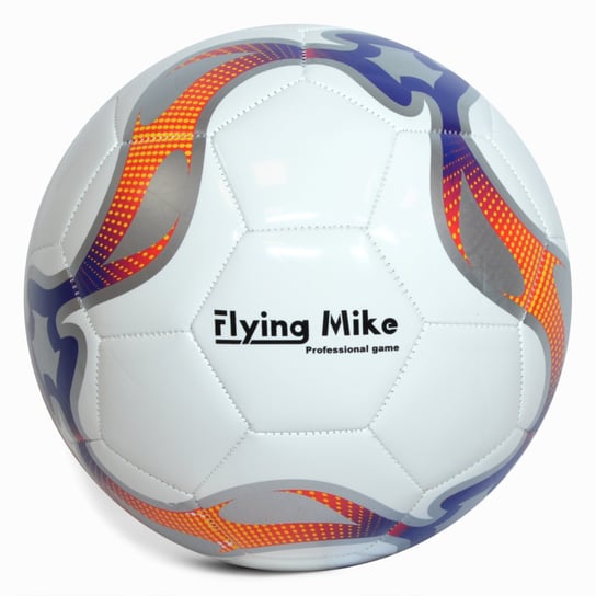 Piłka nożna, do nogi Flying Mike® biała do gry treningów Captain Mike