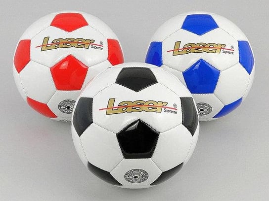 Piłka nożna Laser biała 3 wzory połysk 437265 ADAR   cena za 1 sztukę Adar