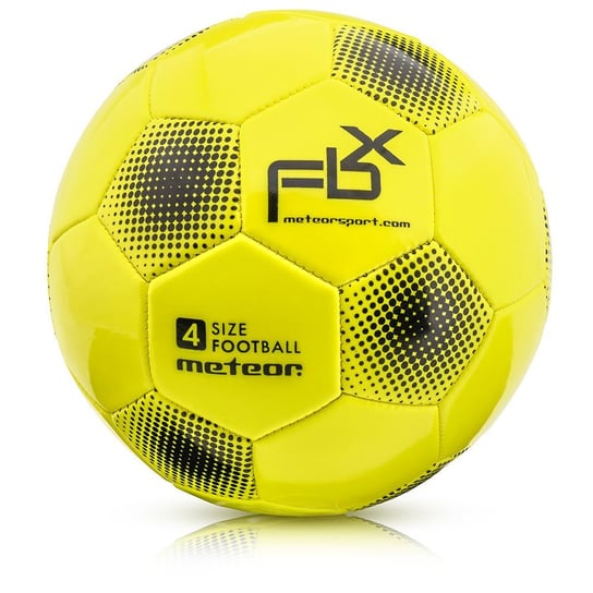 Piłka nożna Meteor FBX 4 neonowy żółty Meteor