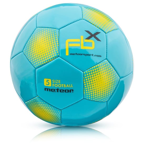 Piłka nożna Meteor FBX, niebieska, rozmiar 5 Meteor