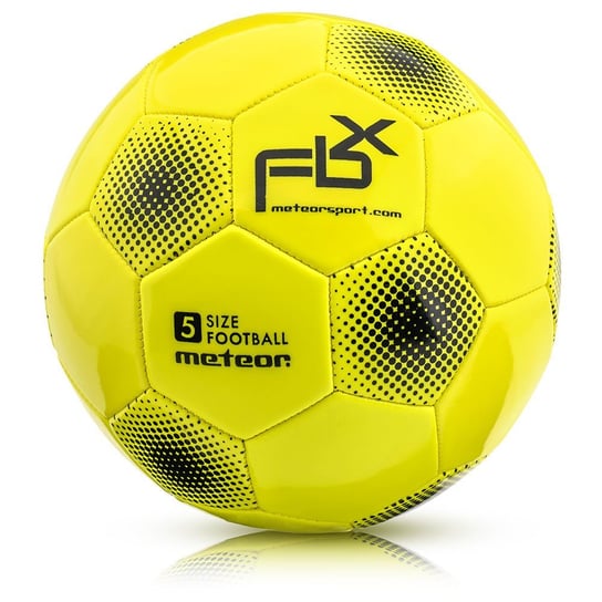 Piłka nożna Meteor FBX, żółta, rozmiar 5 Meteor
