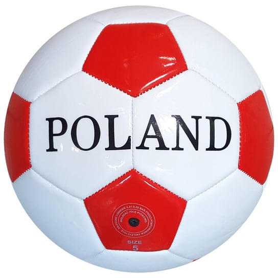 Piłka Nożna Polska Biało-Czerwona Zabawka Dla Dzieci Trifox