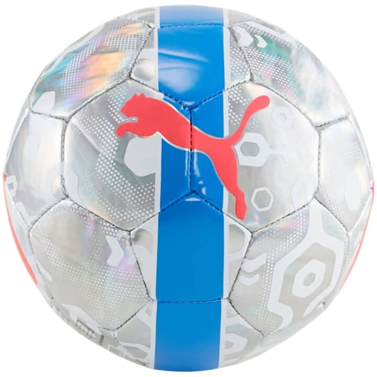 Piłka nożna Puma Cup miniball srebrno-niebieska 84076 01-1 Puma