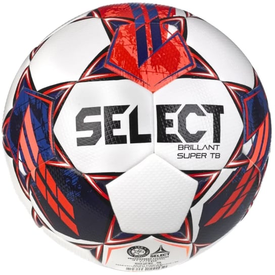 piłka nożna Select Brillant Super TB FIFA Quality Pro V23 Ball BRILLANT SUPER TB WHT-RED-5 Select