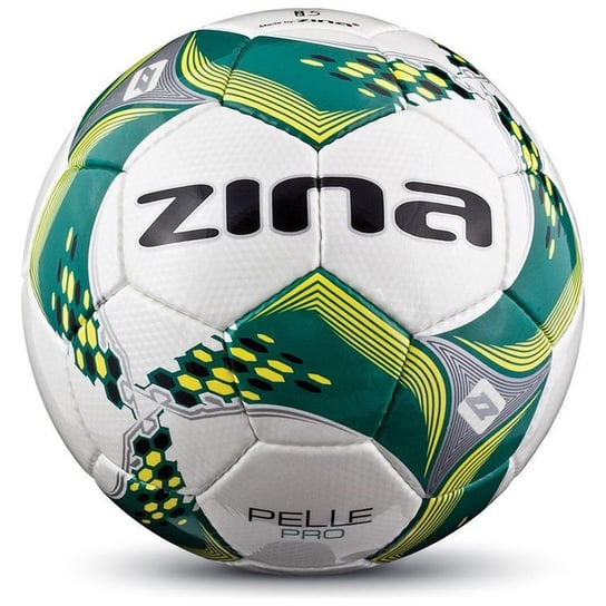 Piłka nożna Zina PELLE PRO zielono-biała rozmiar 5 treningowa Zina