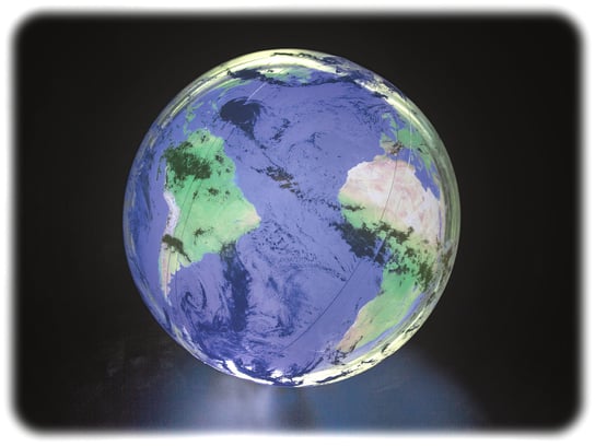 Piłka plażowa Glowball Earth Explorer 61 cm BESTWAY Bestway