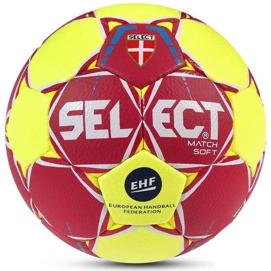 Piłka Ręczna Select Match Soft Junior 2 Ehf Czerwono-Żółta 2017 12718 Select