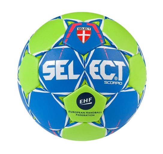 Piłka Ręczna Select Scorpio Ehf Niebiesko-Zielona Rozmiar 2 Select