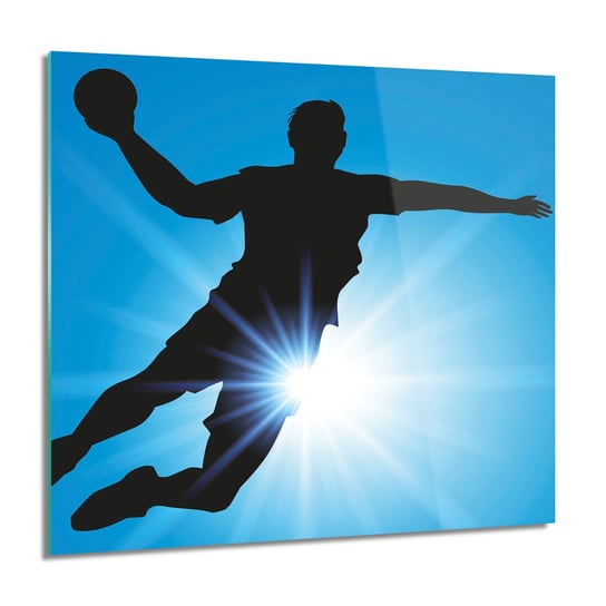 Piłka ręczna sport foto-obraz foto na szkle, 60x60 cm ArtPrintCave