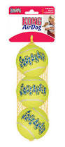 Piłka tenisowa KONG Air Squeaker, 5 cm, 3 szt. Kong