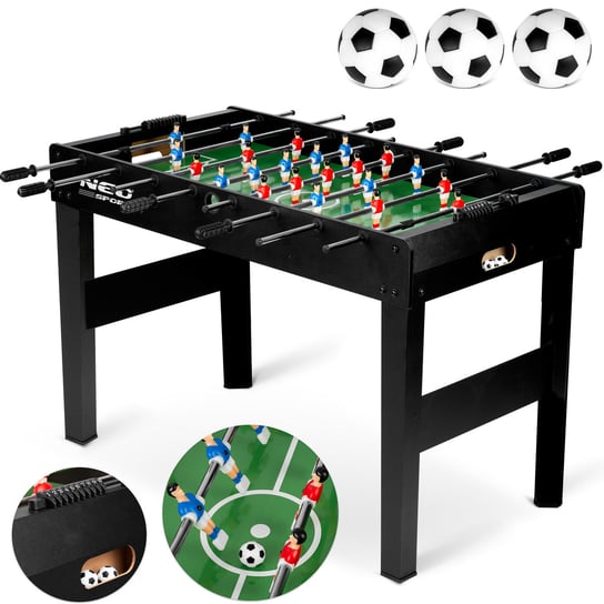 Piłkarzyki duży stół do gry Neo-Sport NS-805 czarny Neo-Sport