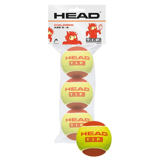 Piłki dziecięce Head TIP RED  x 3 szt. Head