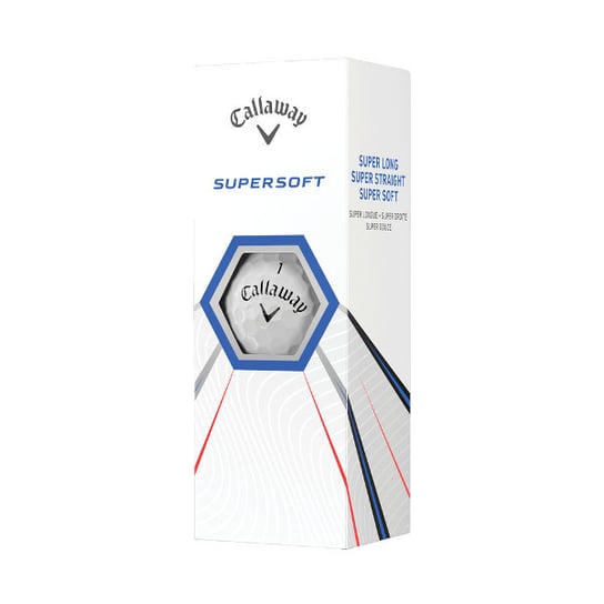 Piłki golfowe CALLAWAY SUPERSOFT (białe, 3 szt.) CALLAWAY GOLF