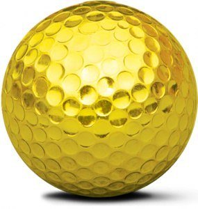 Piłki golfowe REDLINE złote (3 sztuki) REDLINE GOLF