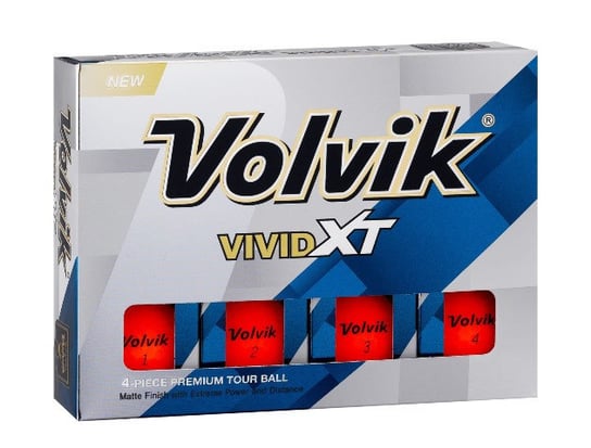 Piłki golfowe VOLVIK VIVID XT (pomarańczowy mat) VOLVIK