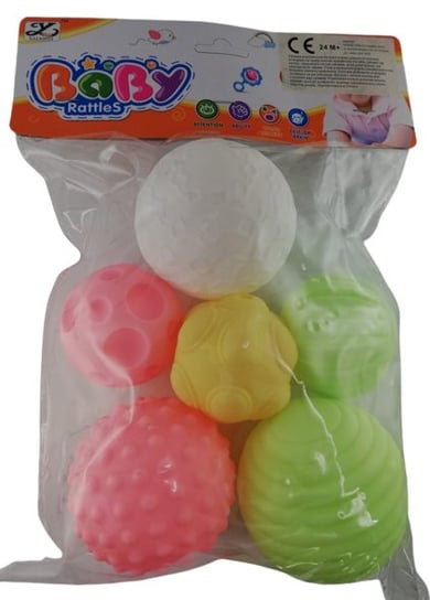 Piłki sensoryczne 6 sztuk piłeczki gryzak jeżyk piłka sensoryczna Inna marka