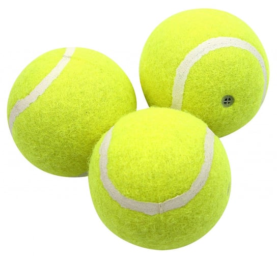 Piłki tenisowe PET NOVA 6 cm piszczące 3 sztuki PET-NOVA