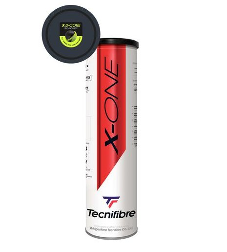 Piłki tenisowe Tecnifibre X-One 4B Tecnifibre