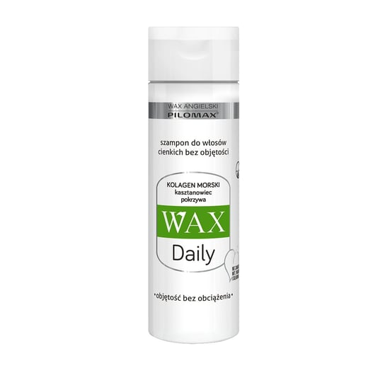 Pilomax Wax, Daily, szampon do włosów cienkich bez objętości, 200 ml Pilomax Wax
