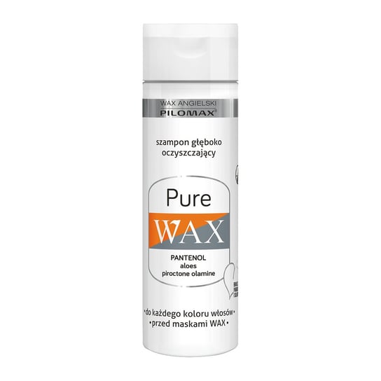 Pilomax Wax, Pure, głęboko oczyszczający szampon do włosów, 250 ml Pilomax Wax