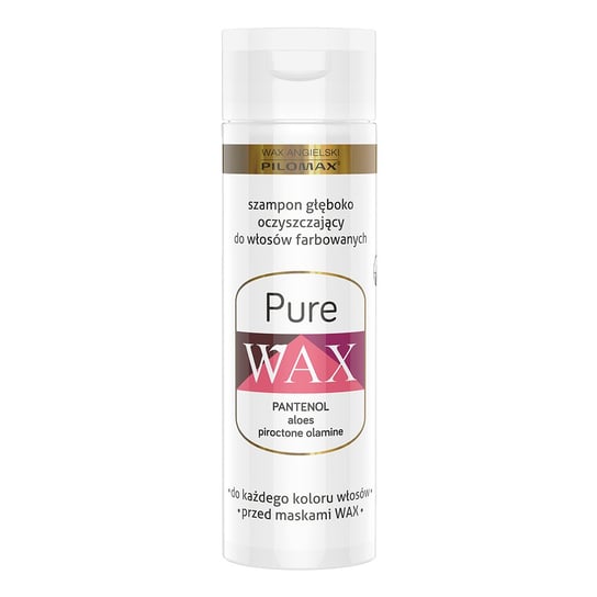 Pilomax Wax, Pure, Głęboko Oczyszczający Szampon Do Włosów Farbowanych, 200 Ml Pilomax Wax
