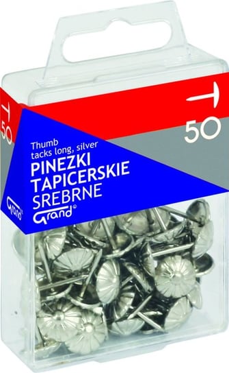 Pinezki Tapicerskie Srebrne (50) Grand