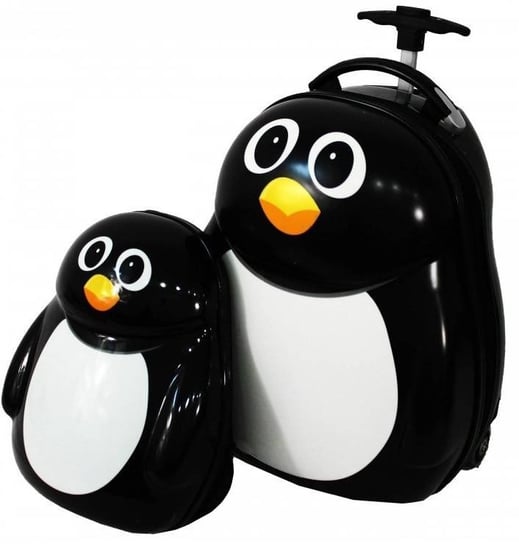 Pingwin Walizka Dzieci Dziecięca Kabinowa + Plecak MPMAX