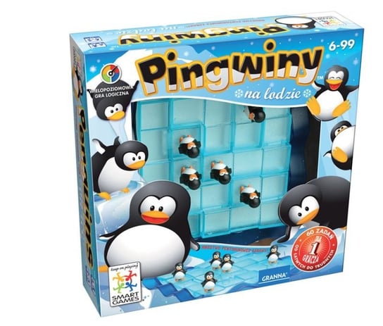 Pingwiny na lodzie Smart Games, gra logiczna, Granna Granna